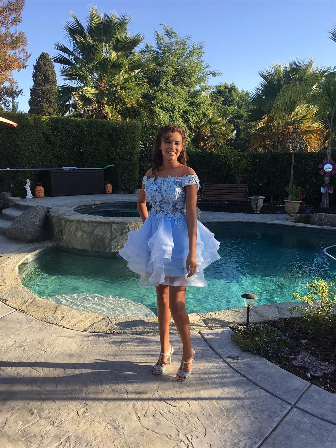Elegant Lace Short Homecoming Dress for Women - A-Line Prom & Cocktail Party Gown LN112 | Perfect for Dances, Weddings & Special Occasions
