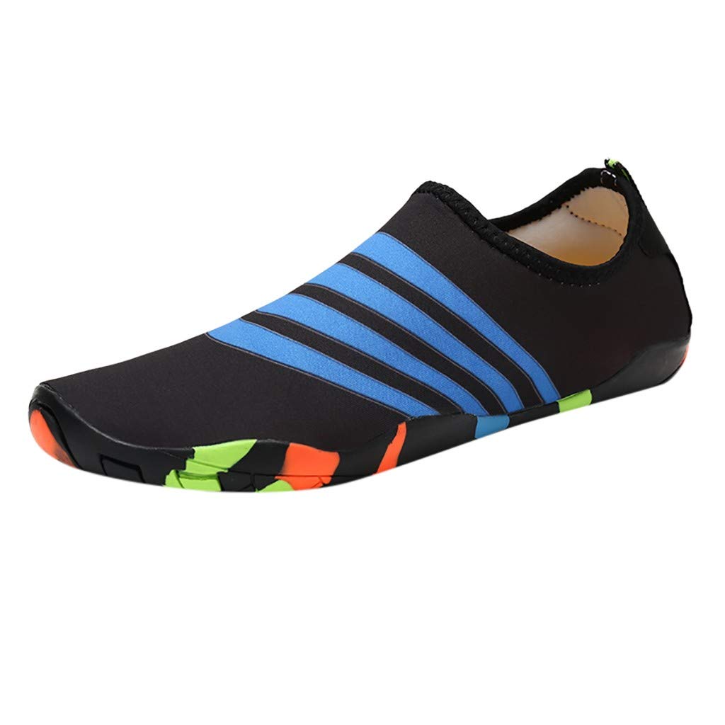 DNYELQ Couple Beach Shoes for Women & Men - Quick Dry Water Shoes, Barefoot Swim Shoes, Aqua Shoes for Swimming, Surfing, Yoga - Lightweight & Comfortable for Beach, Pool, Travel & Outdoor Activities