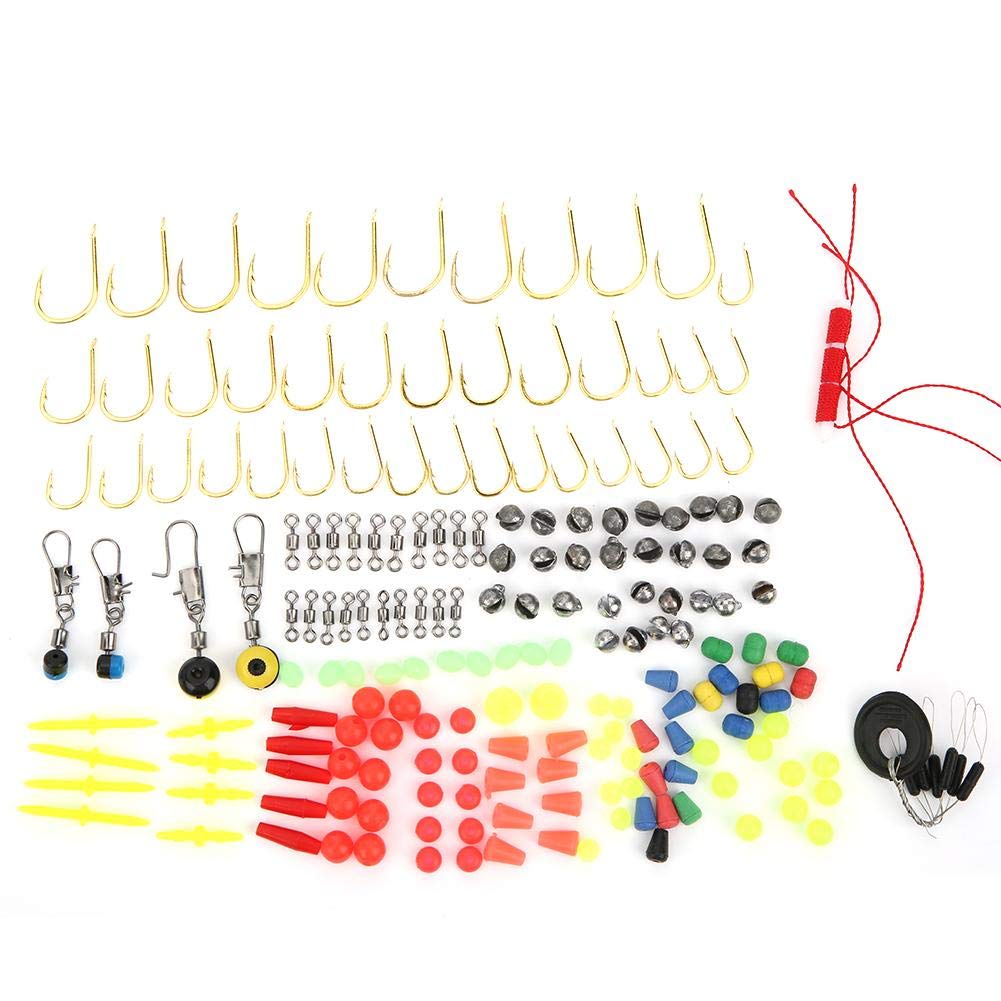 Naroote 11x9cm 151g Plastic Fishing Lure Beads with Swivels - Durable Bait Tackle Box for Saltwater & Freshwater Fishing - Perfect for Bass, Trout & Deep Sea Angling
