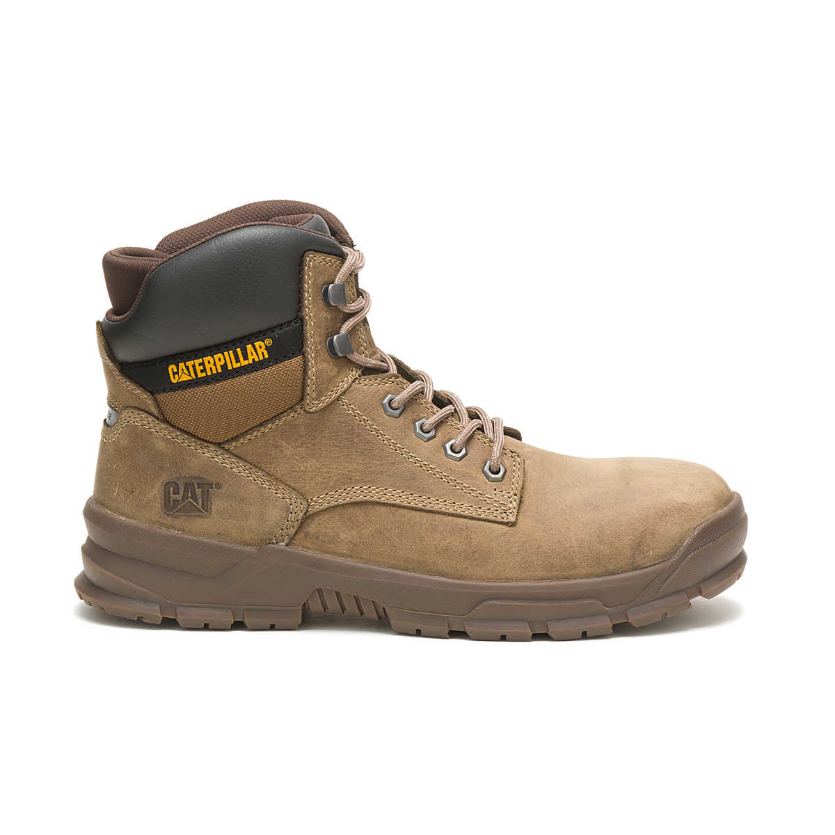 Caterpillar Men's Mobilize Alloy Toe Work Boots - Steel Toe Safety Shoes for Construction & Industrial Work | Durable & Comfortable Work Boots for Heavy Duty Jobs