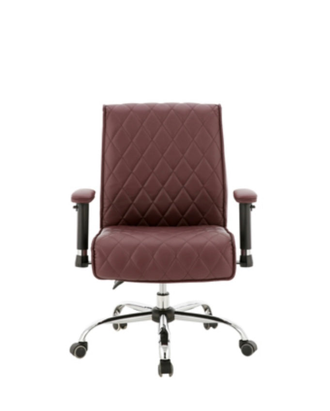 Delia Ergonomic Office Chair - Adjustable Height, Lumbar Support, Swivel & Rolling for Home & Office Workspace | Comfortable Seating for Long Hours of Work, Gaming, or Studying