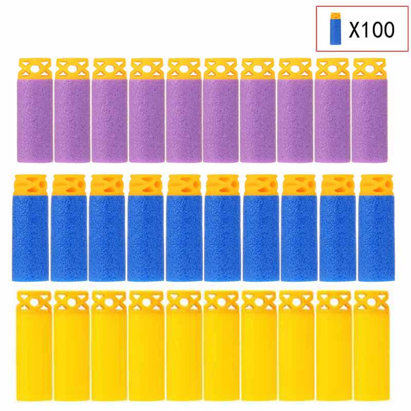 Worker Gen4 Stefan Short Darts 100pcs - High Performance Foam Darts for Nerf Blasters | Perfect for Target Practice, Nerf Wars & Outdoor Games