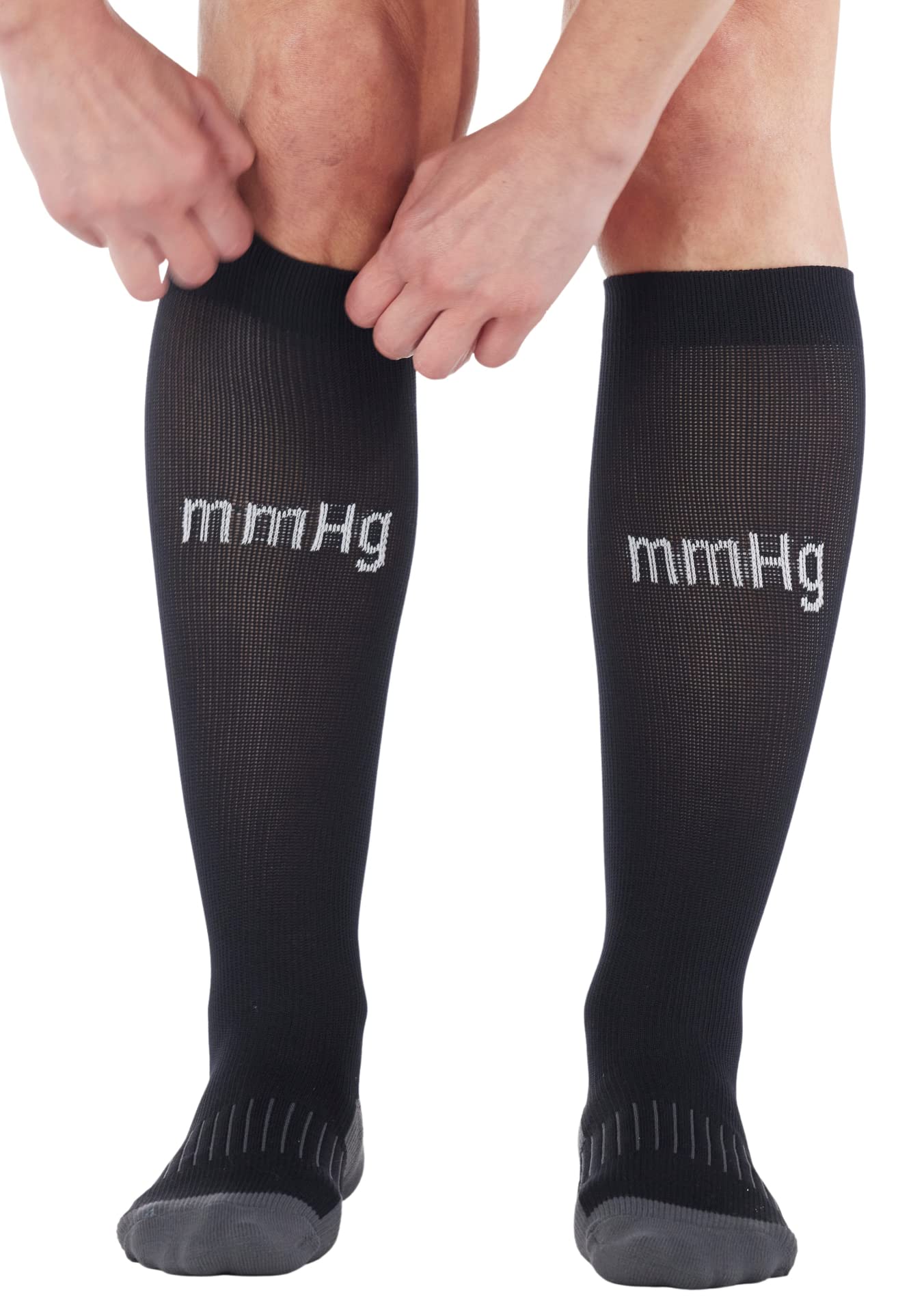 20-30 mmHg Compression Knee High Socks for Women & Men - Medical Grade Support for Circulation, Swelling & Varicose Veins - Perfect for Travel, Sports & Recovery - Made in USA