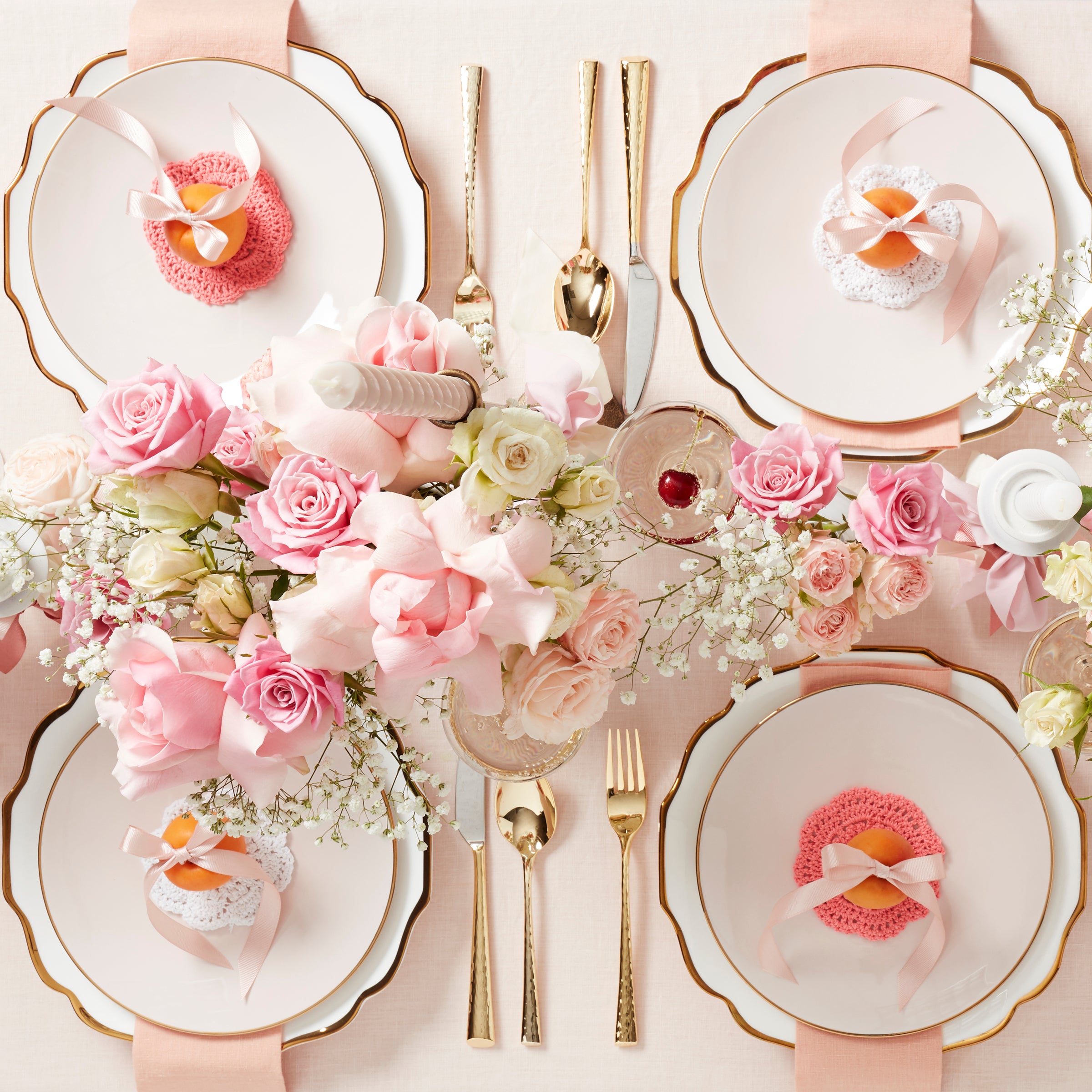 Imperial Caviar Gold 5-Piece Luxury Dinnerware Set - Elegant Fine Dining Plates, Bowls & Cutlery for Weddings, Anniversaries & Formal Events