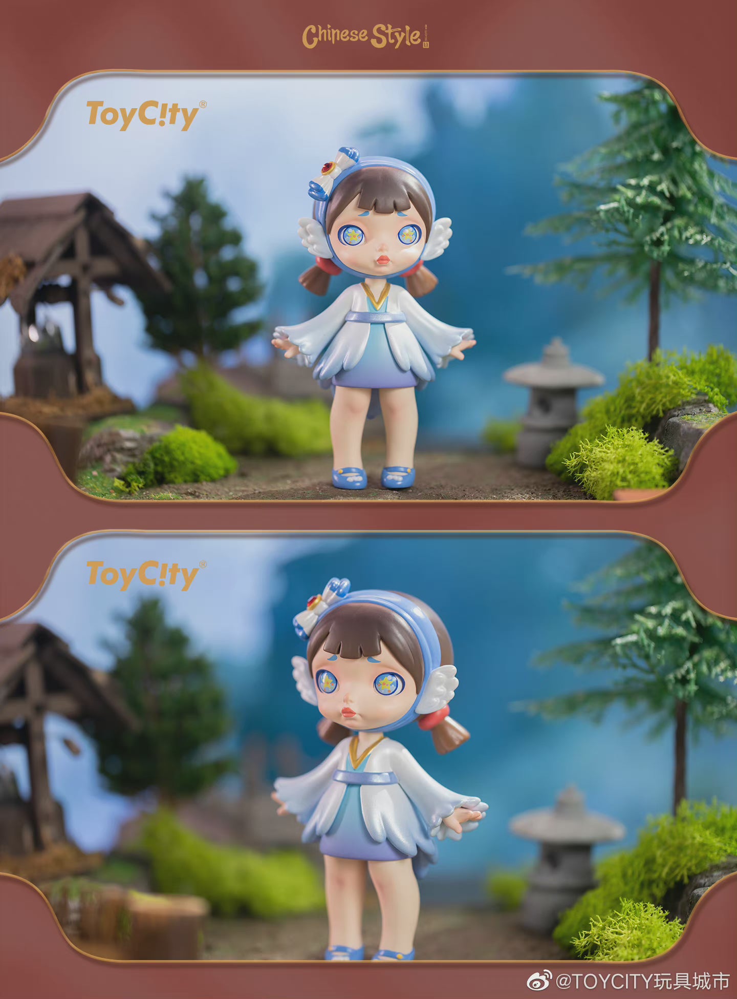 LAURA Chinese Style Capsule Blind Box Series - Collectible Miniature Figurines for Home Decor, Office Display & Gift Giving