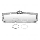 Sparkling Rhinestone Car Rear View Mirror Cover - Crystal Diamond Decor for Women - Universal Fit for All Car Models - Enhance Interior Style & Visibility - Perfect for Daily Commute, Road Trips & Gifts