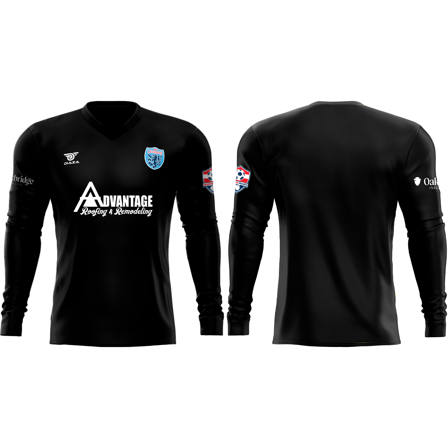 Legends FC Goalkeeper Away Jersey - High-Performance Soccer Uniform for Training & Matches