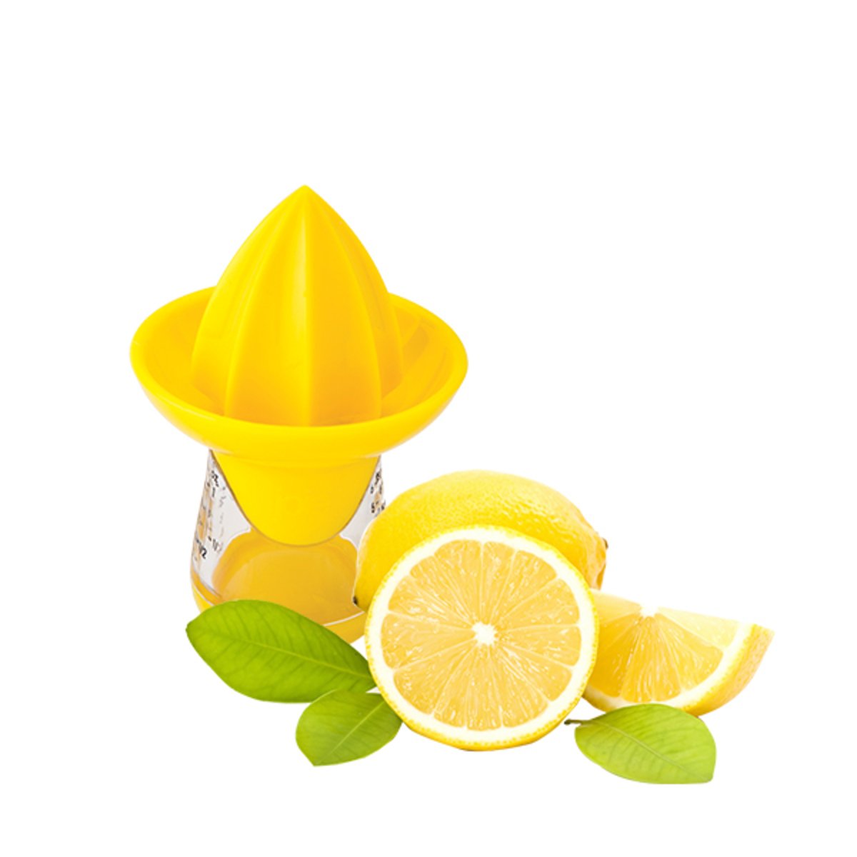 Joie Lemon and Lime Hand Juicer - BPA-Free Citrus Press with Built-In 1oz/30ml Measuring Cup | Easy Squeezing & Straining | Dishwasher Safe | Perfect for Cocktails, Baking & Fresh Juice at Home