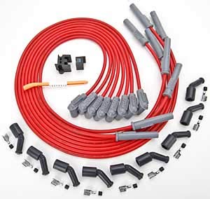 MSD Ignition 32079 Red Universal 8.5mm Spark Plug Wire Set - High Performance Ignition Wires for Cars, Trucks & Motorcycles - Perfect for Racing, Off-Road & Daily Driving