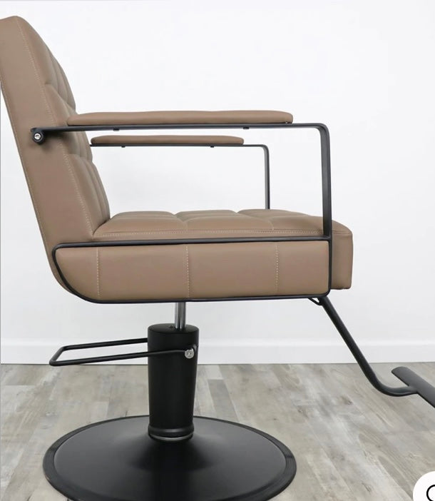Professional Salon Chair for Hair Styling & Barbering - Heavy Duty Hydraulic Swivel Stylist Chair with Adjustable Height & Footrest - Perfect for Hair Salons, Barbershops & Home Use