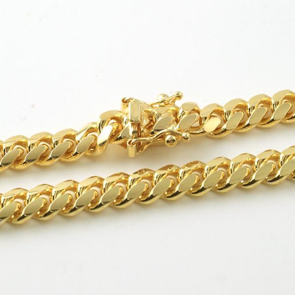 14K Gold Plated 7mm Italian 925 Sterling Silver Cuban Link Chain - Perfect for Men's & Women's Layered Necklaces, Gifts & Everyday Jewelry
