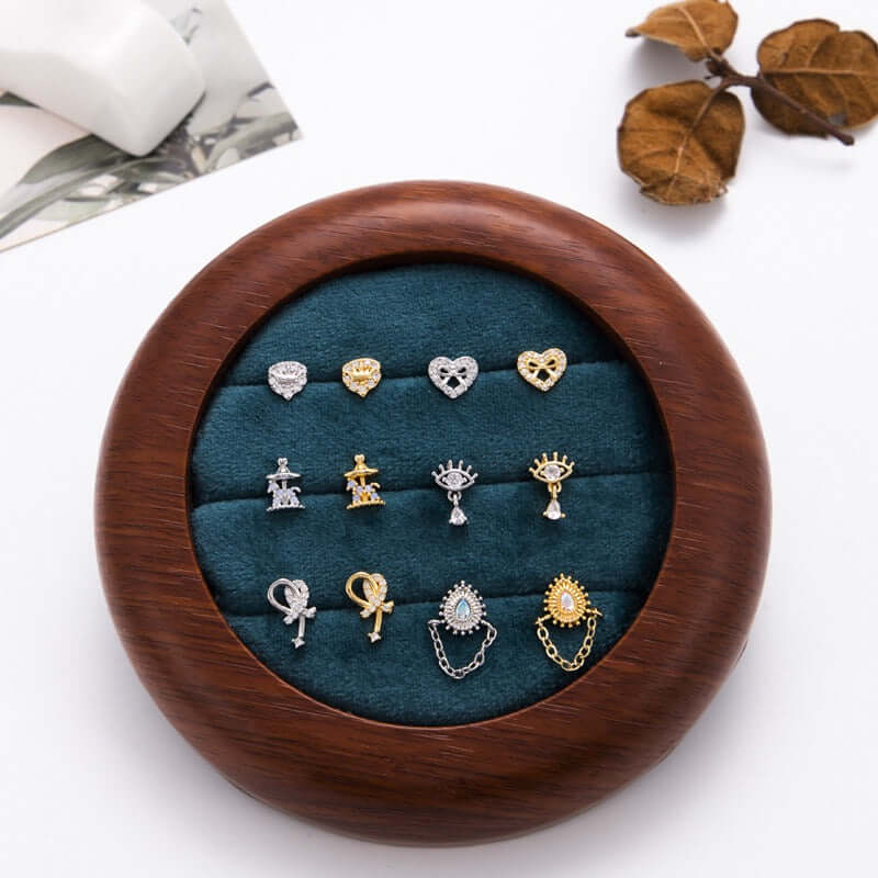 Hypoallergenic Surgical Steel Evil Eye L Bend Dangle Chain Nose Ring Piercing Jewelry | BJ620 | Perfect for Everyday Wear & Spiritual Protection