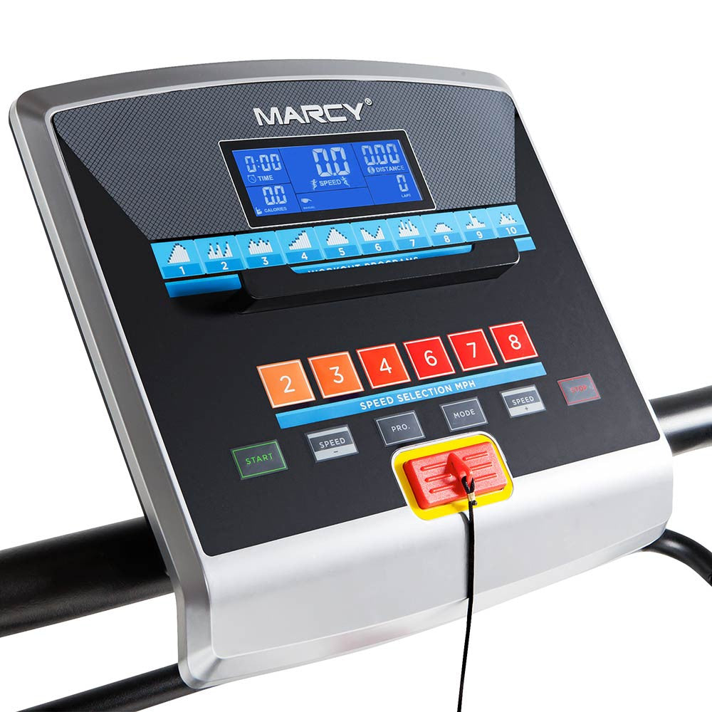 Marcy Easy Folding Motorized Treadmill JX 651BW - Compact Home Gym Equipment for Cardio Workouts & Weight Loss | Perfect for Small Spaces & Apartment Fitness