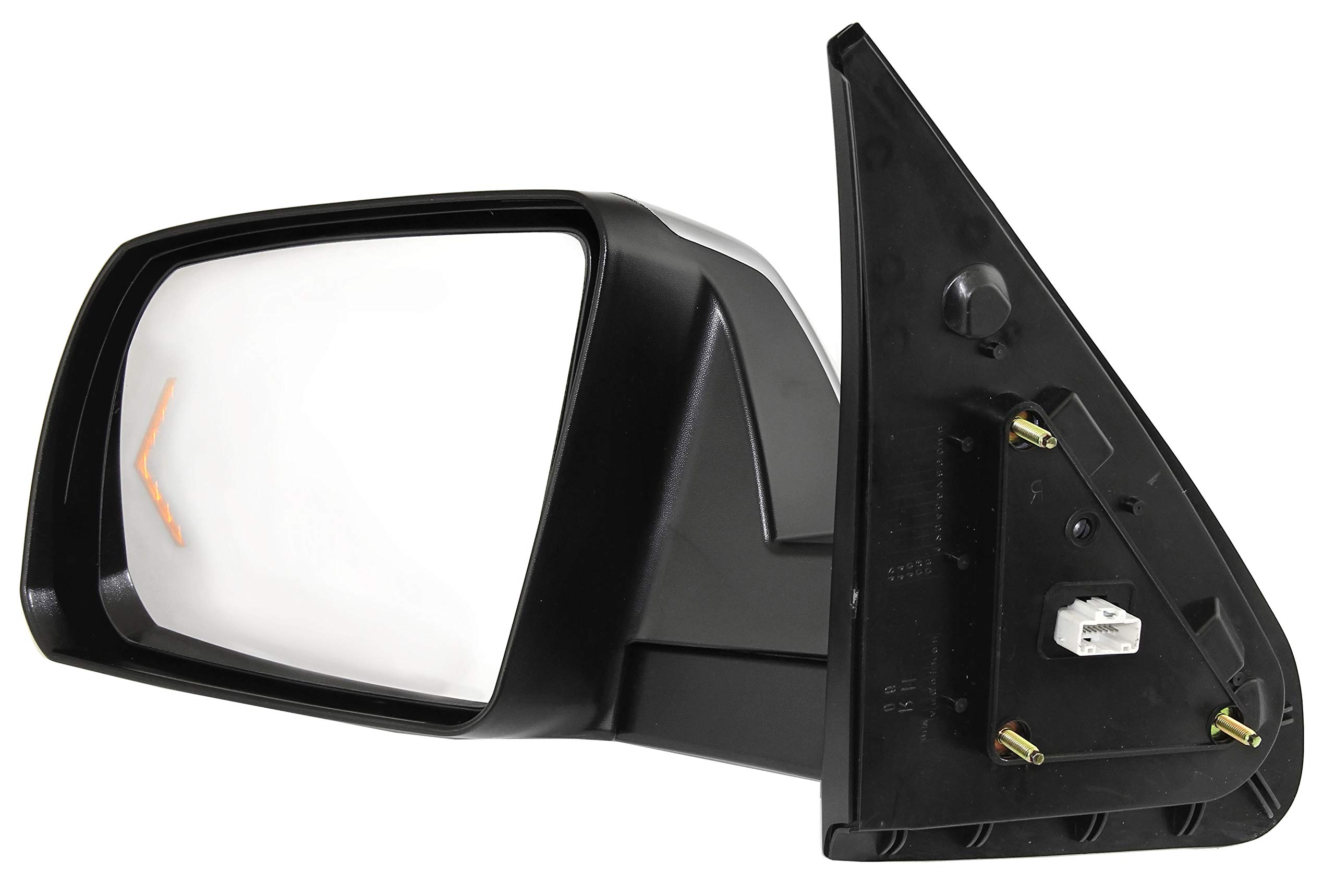 2007-2013 Toyota Tundra Driver Side Power Heated Mirror with Signal Light, Memory & Puddle Lamp - Chrome Kool Vue Replacement for Enhanced Visibility and Safety in Winter Driving