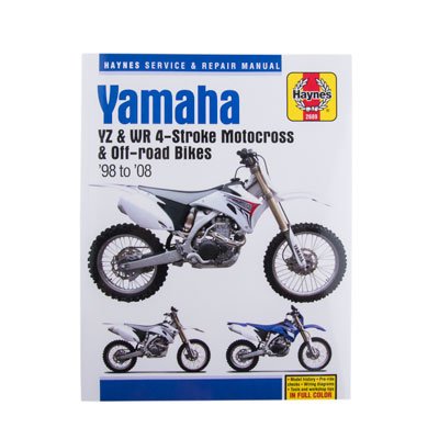 Haynes M2689 Repair Manual for Yamaha YZ/WR 4-Stroke Motorcycles 1998-2008 - DIY Maintenance & Troubleshooting Guide for Off-Road Riding & Racing