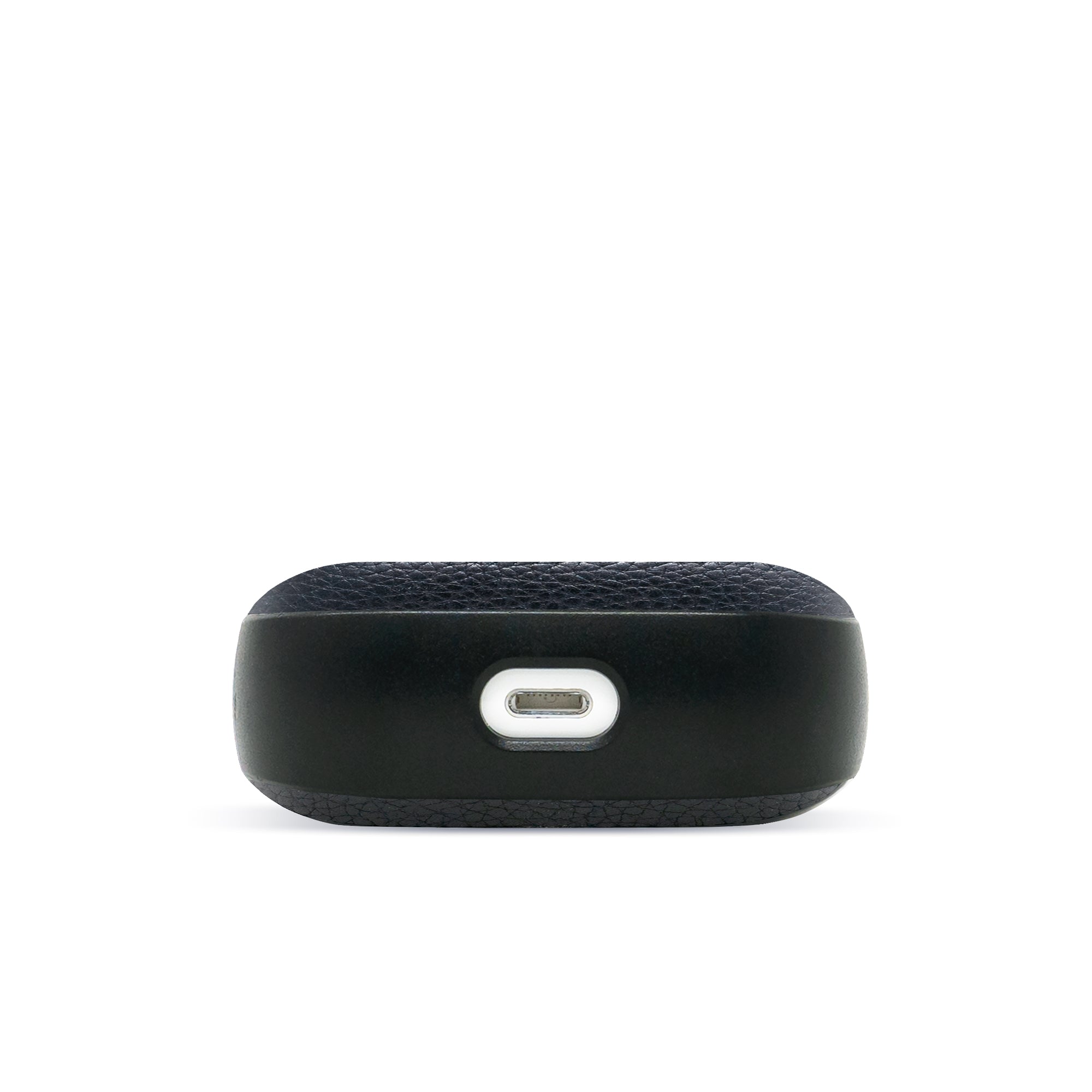 Premium Black Leather AirPods Pro Case - Shockproof Protective Cover with Keychain for Apple AirPods Pro 1st/2nd Gen - Perfect for Travel, Workout & Everyday Use