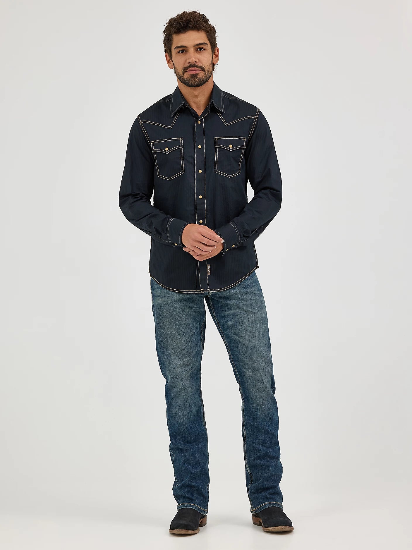 Wrangler Retro® Slim Fit Bootcut Jeans for Men - Classic Denim Pants for Casual Wear, Work & Western Style Outfits
