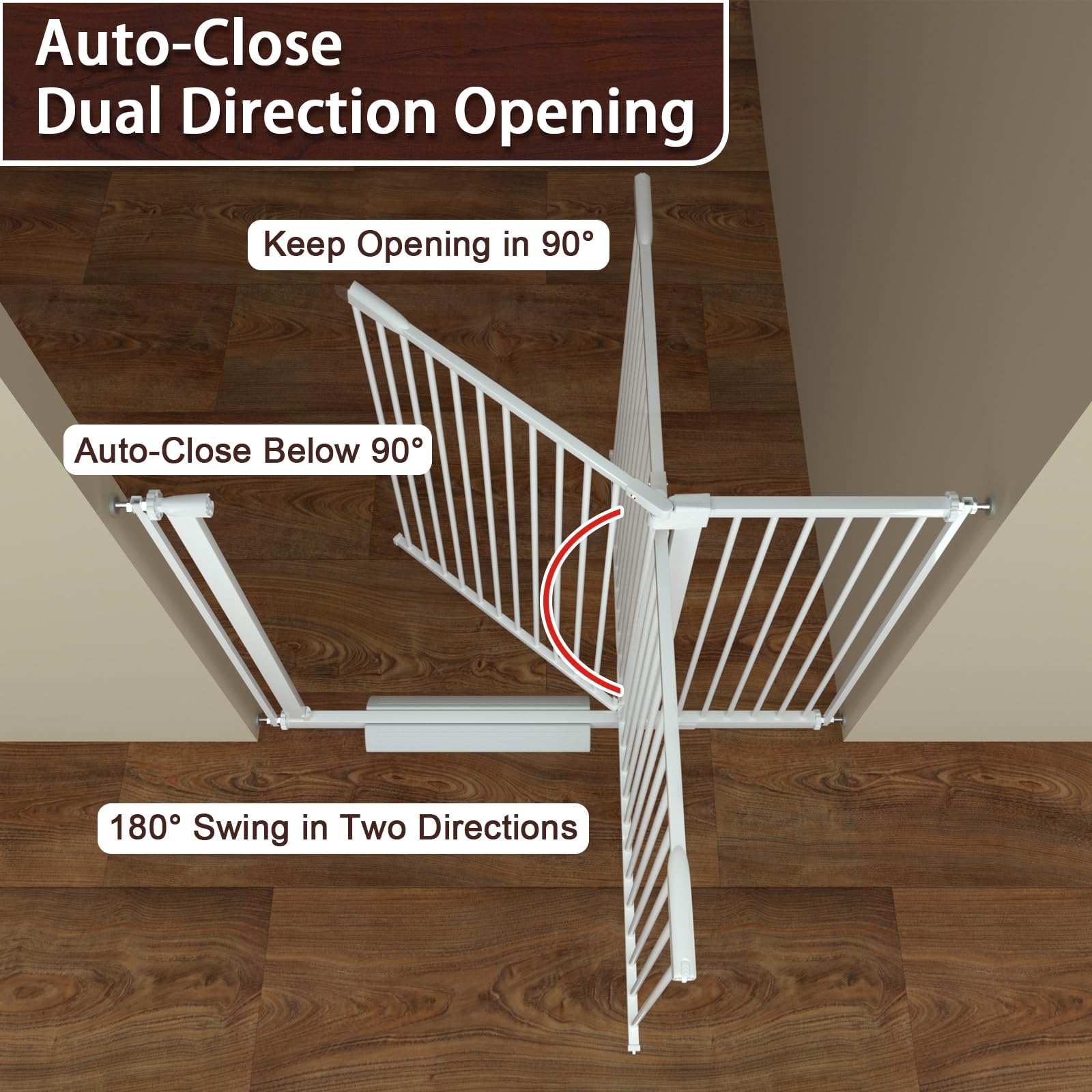 DEARBB Extra Wide Baby Gate 30.11-77.36