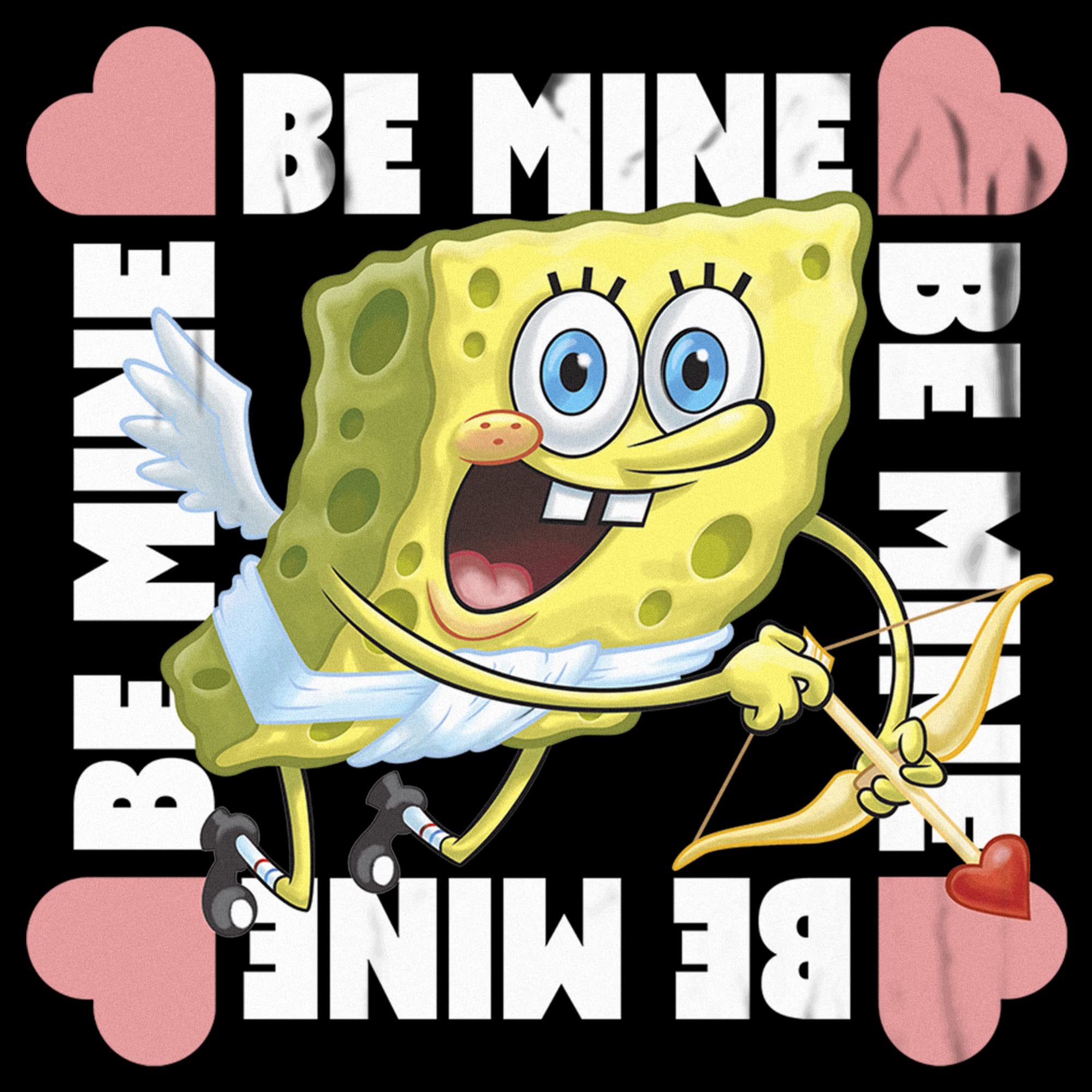 SpongeBob SquarePants Valentine's Day T-Shirt for Men - Funny Cartoon Graphic Tee - Perfect Gift for Boyfriend, Husband & Fans - Wear to Parties, Dates & Casual Outings
