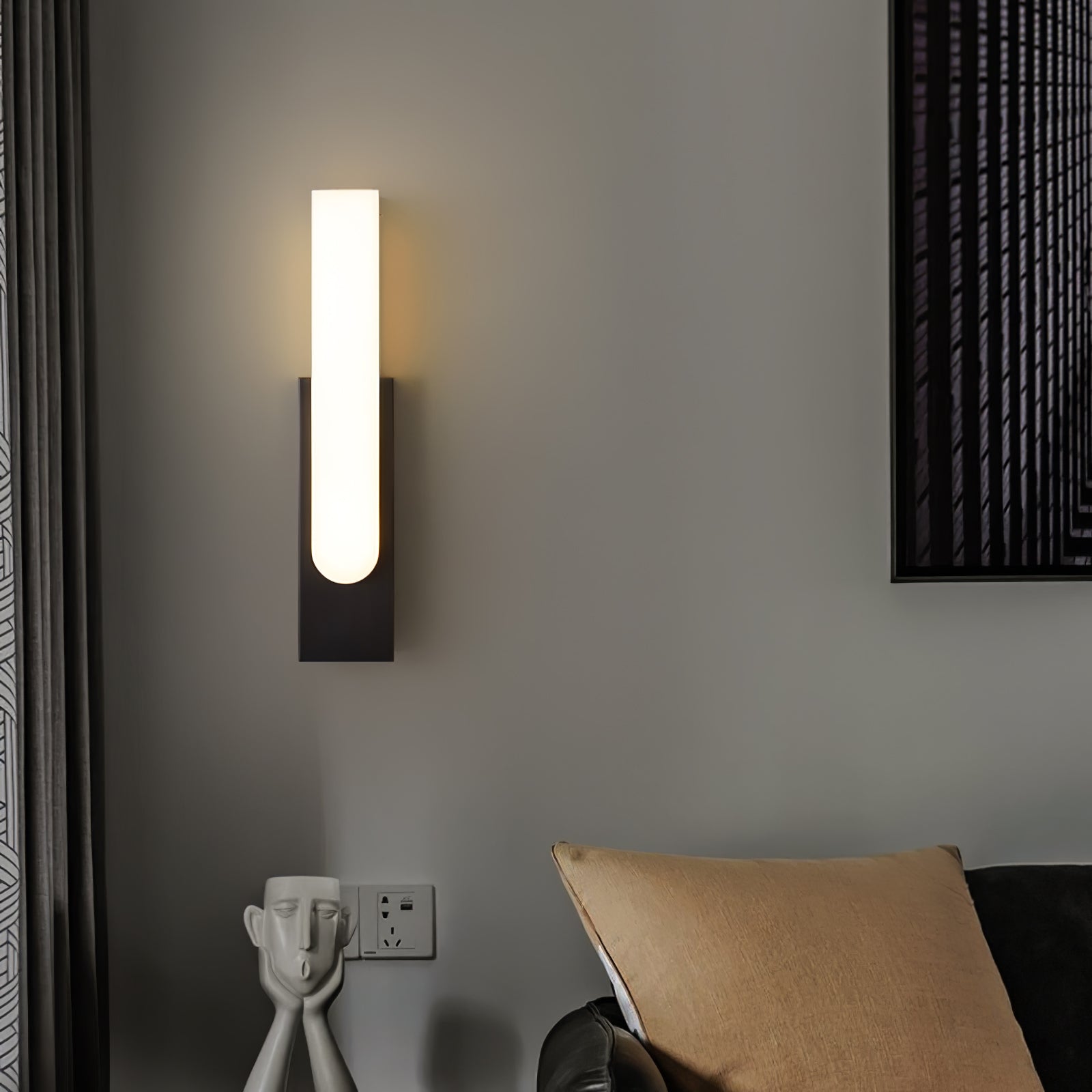 Agatha Wall Lamp - Modern LED Sconce Light Fixture for Bedroom, Living Room & Hallway - Energy Efficient Indoor Lighting