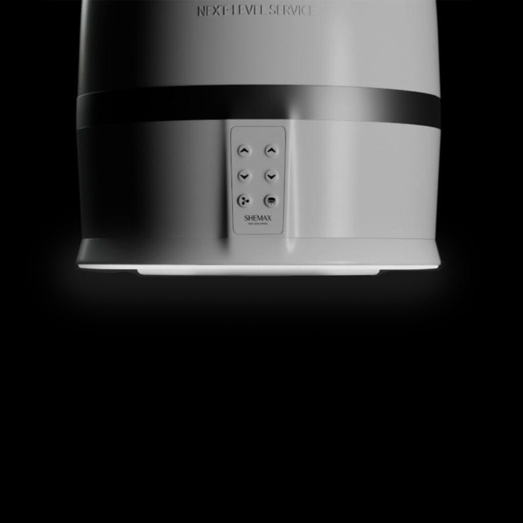 Shemax Duo Pro White Professional Nail Dust Collector - Portable Manicure Vacuum for Salon & Home Use - Perfect for Nail Technicians & DIY Nail Care