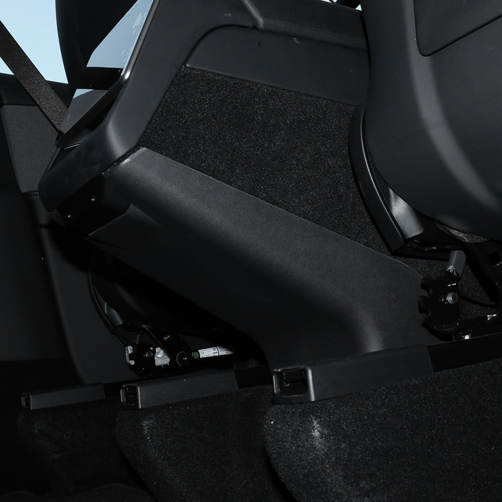 Premium TPE Anti-Kick Interior Protector for 2024+ Tesla Model 3 & 2025+ Model Y Juniper — Custom Fit Rear Center Console Cover | Durable Floor Mat Protector for Tesla Cars | Perfect for Family, Road Trips & Daily Commute