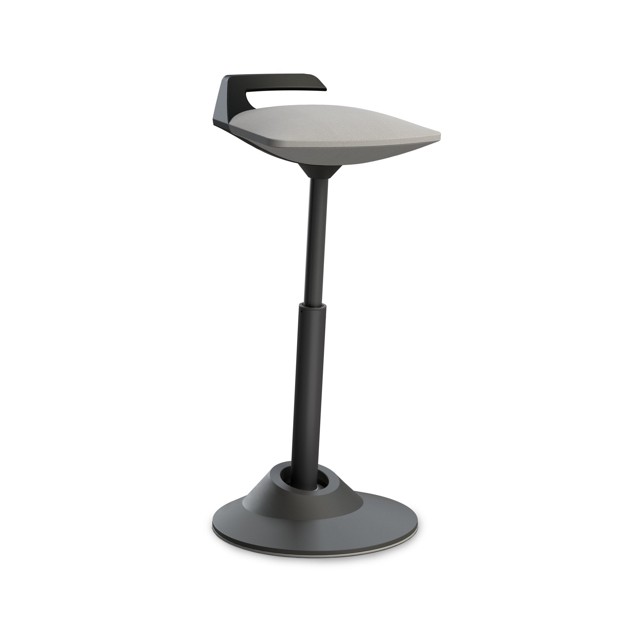 Aeris Muvman Black Ergonomic Office Chair - Adjustable Height & Lumbar Support for Home & Workspace Comfort