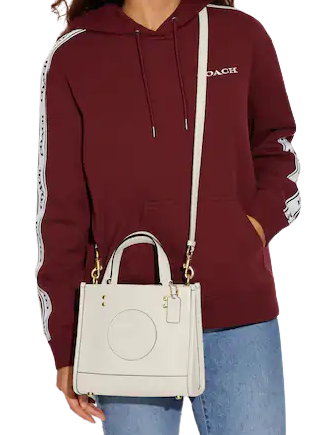 Coach Dempsey Tote 22 With Signature Patch - Stylish Leather Handbag for Women, Perfect for Work, Travel & Everyday Use