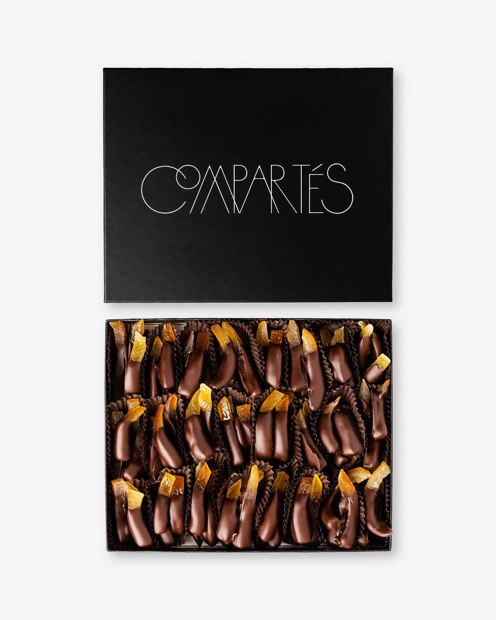 Premium Chocolate Covered Orange Peels Gift Box - Gourmet Dark & Milk Chocolate Candied Orange Slices - Perfect for Holidays, Party Favors & Corporate Gifts