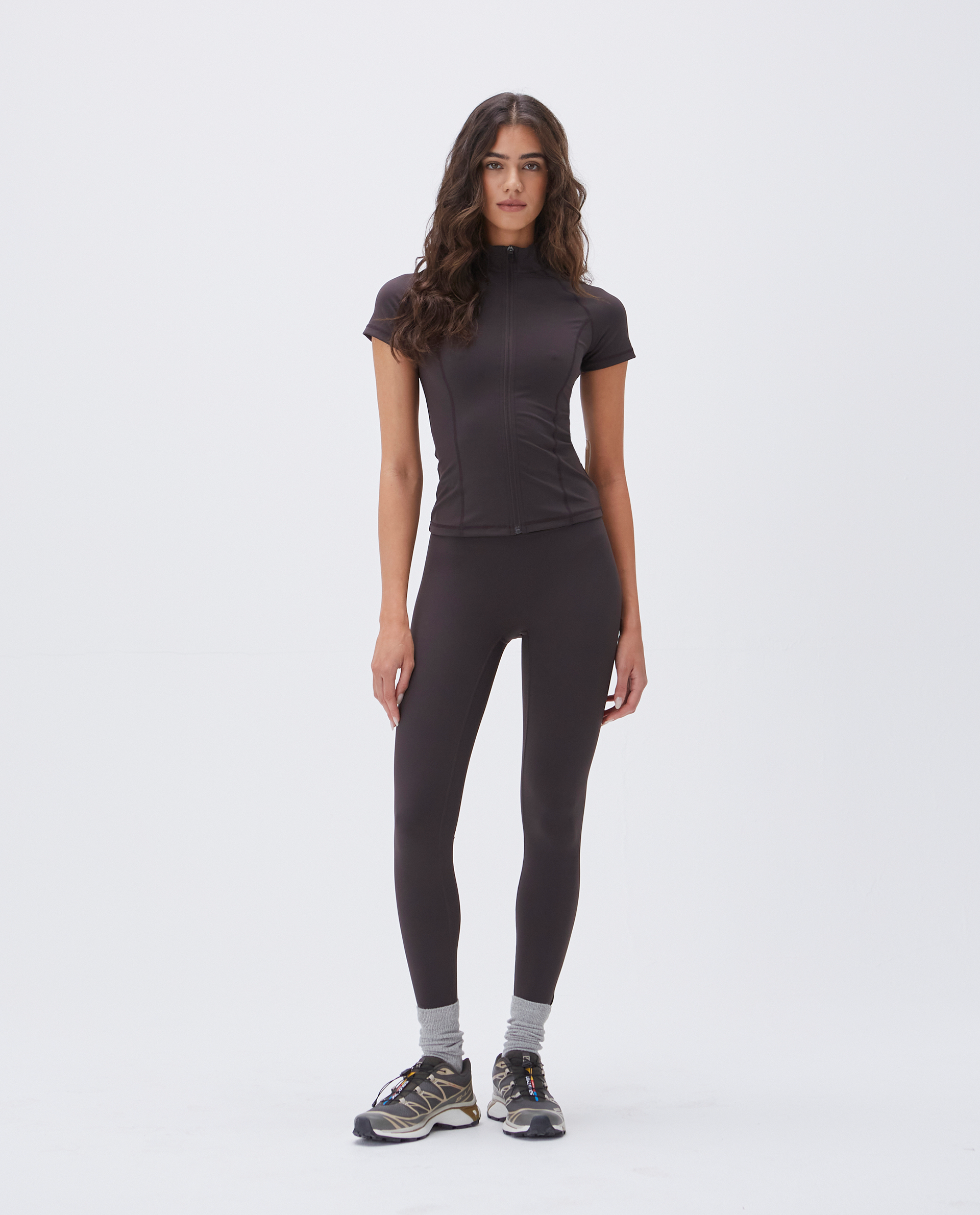 Premium High-Waisted Yoga Leggings for Women - Soft & Stretchy Coffee Bean Print Workout Pants - Perfect for Yoga, Running, Gym & Lounge Wear