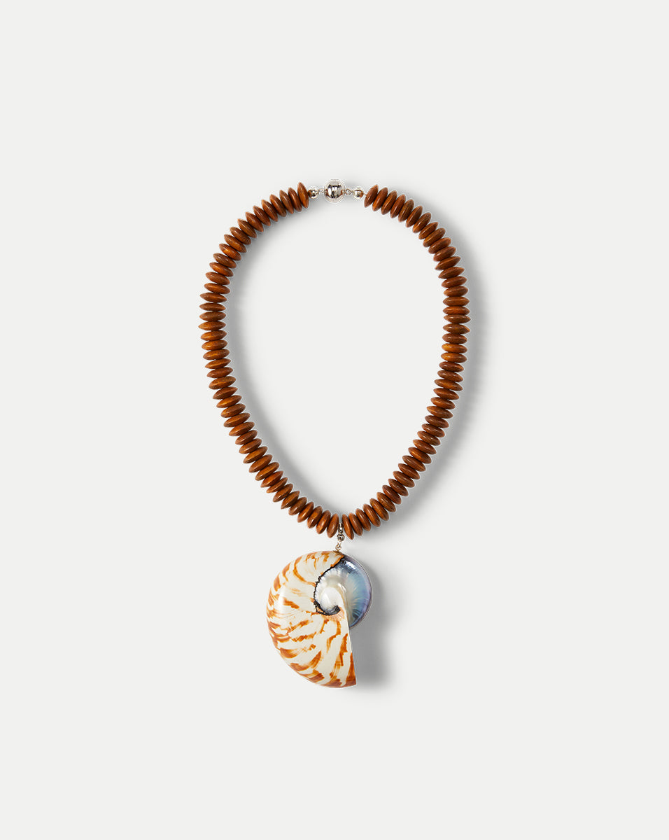 Nantucket Shell Necklace for Women - Handmade Beach Jewelry, Boho Coastal Necklace, Perfect for Summer Vacation, Beach Wedding & Gift
