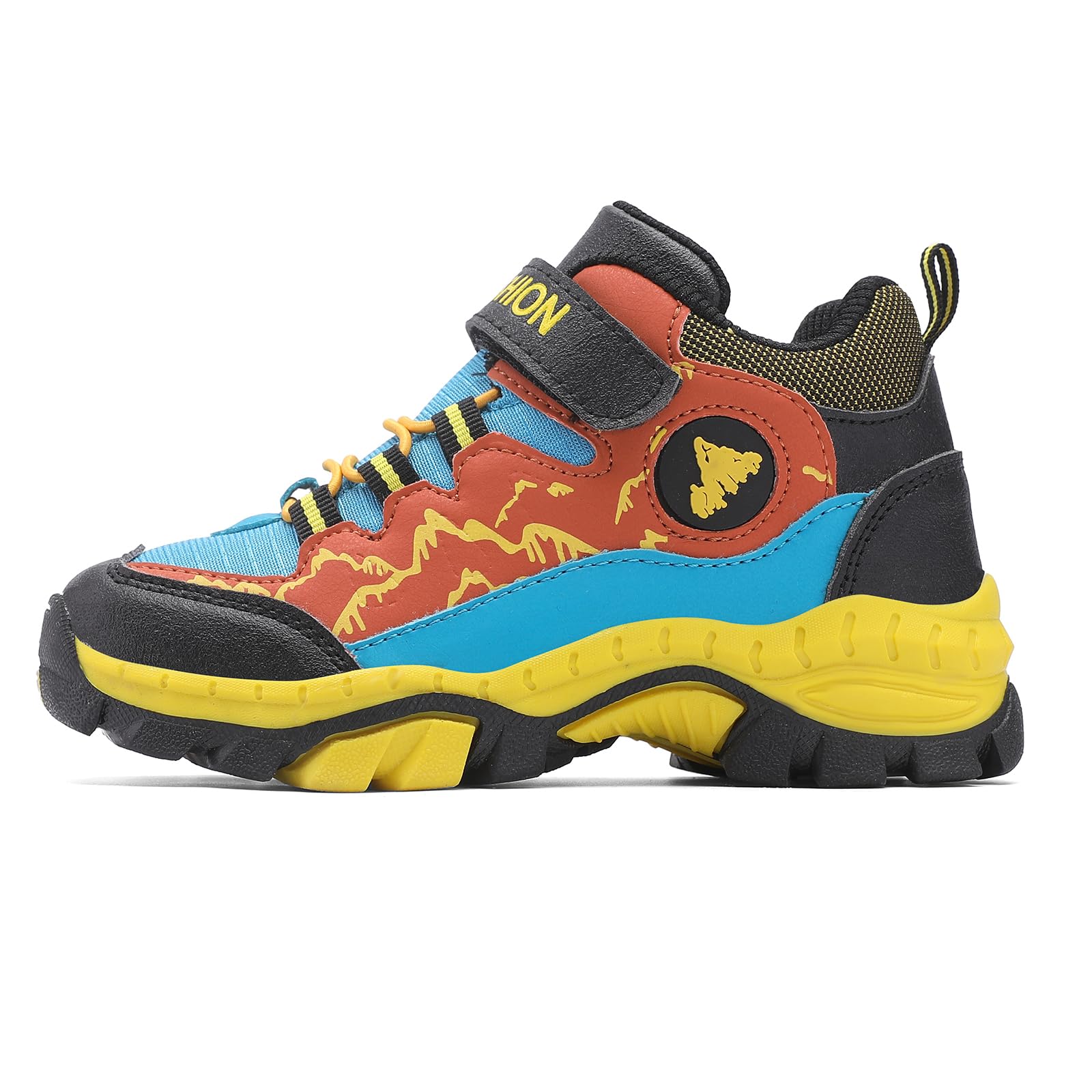 Qciplr Kids Hiking Shoes for Boys & Girls - Breathable Outdoor Trekking Shoes for Mountain Climbing & Walking - Durable Unisex Children's Trail Shoes for Camping, Backpacking & Nature Adventures