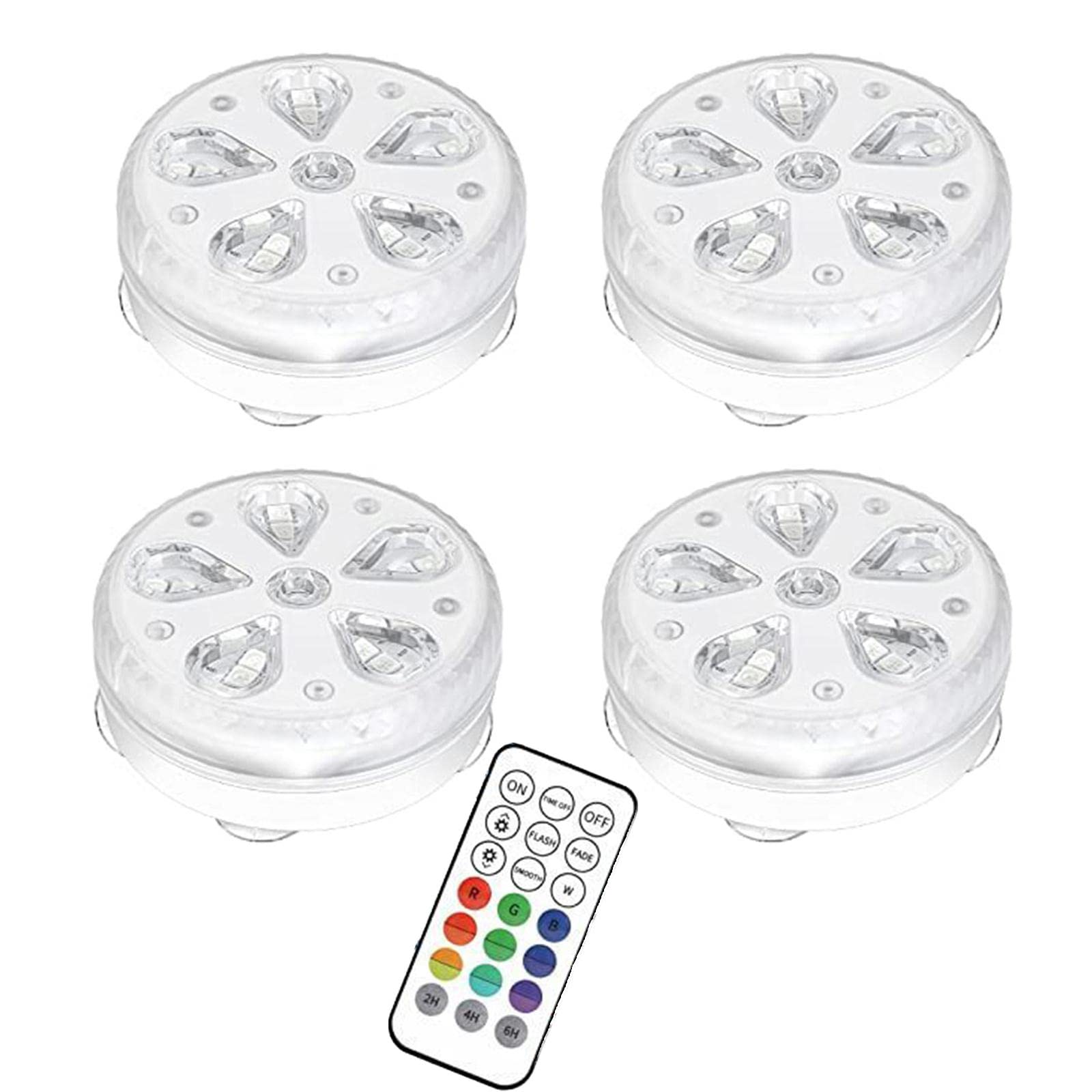 Submersible LED Pool Lights with Remote - 16 Colors, IP68 Waterproof for Pools, Fountains & Aquariums