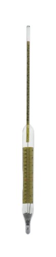 Thermco GW6006 API Hydrometer for Oil & Fuel Testing - 50 to 70° API Range, 0.2° API Division, 0-150°F Temperature, 15
