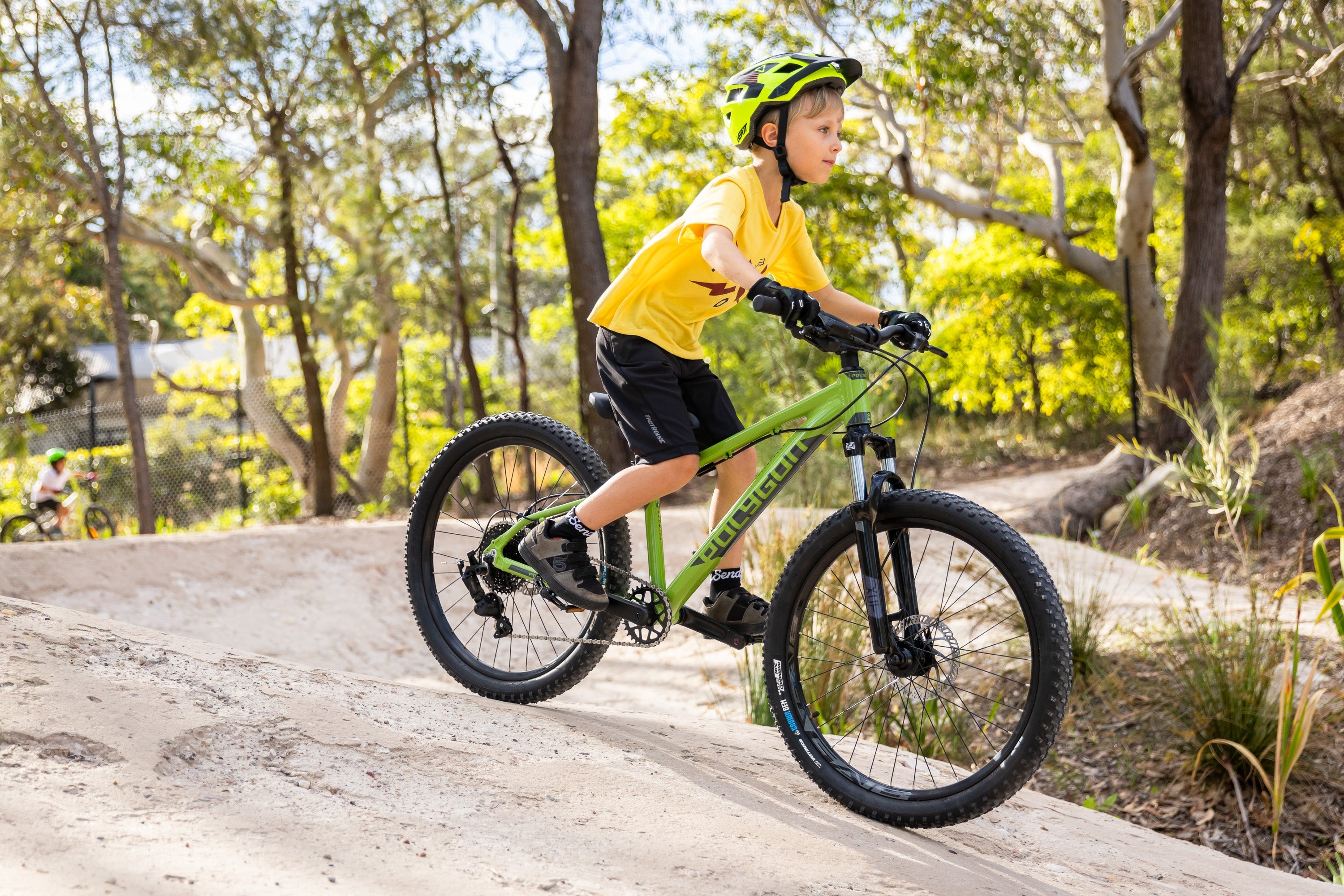 Polygon Premier 24 XC Disc Evo Kids Mountain Bike - 24 Inch Wheels, Lightweight Aluminum Frame, Disc Brakes - Perfect for Trail Riding & Outdoor Adventures