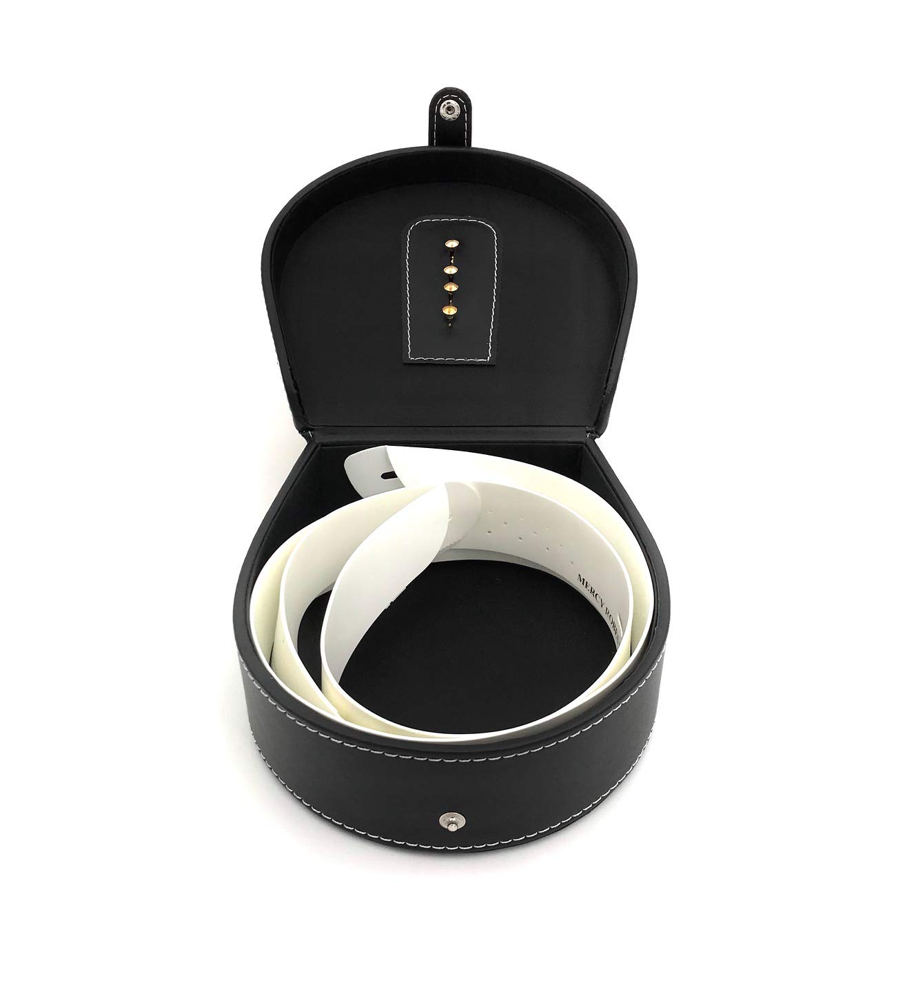 Premium Leather Clergy Collar Box - Durable & Elegant Storage for Church Robes & Vestments - Perfect for Pastors, Priests & Ministers