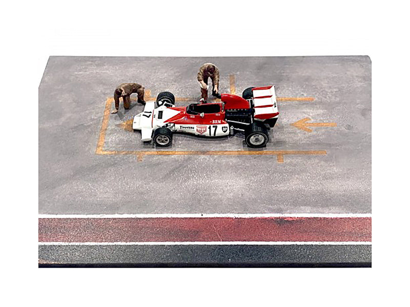 1/43 Scale Race Day Two Diecast Figures Set by American Diorama - Perfect for Model Car Displays, Collectors & Diorama Scenes