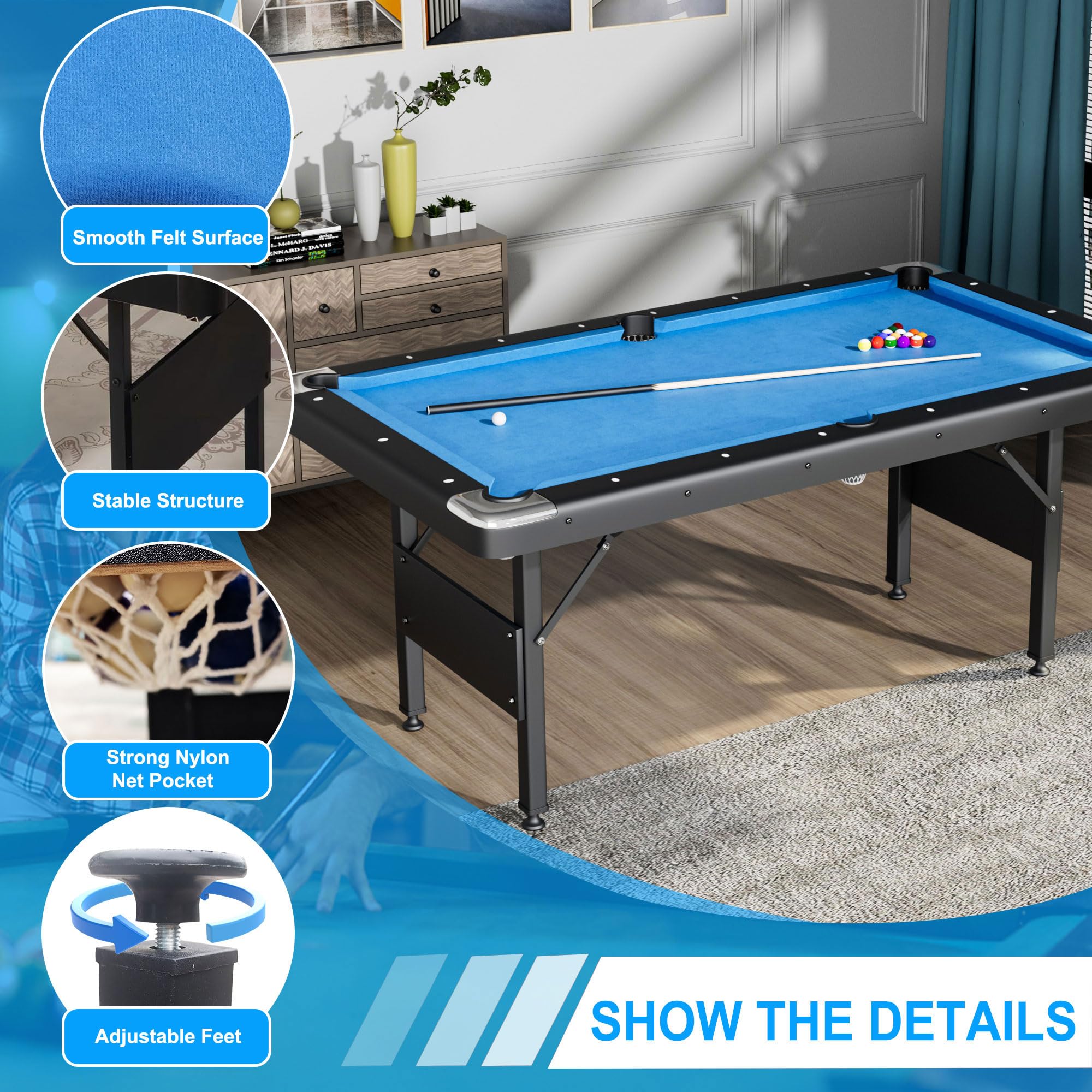 3 in 1 Multi Game Table - 65.75
