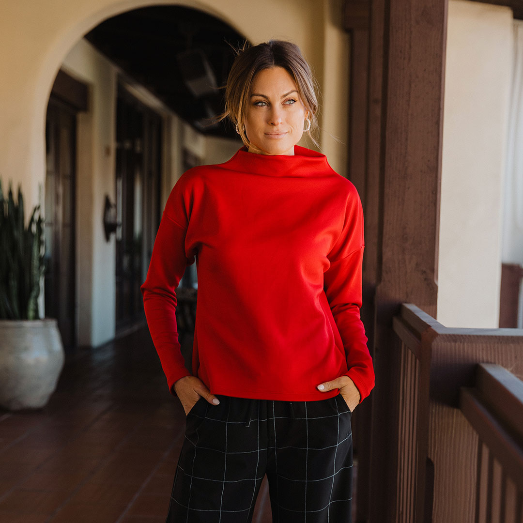 Crimson Cardiff Pullover - Stylish & Comfortable Men's Sweater for Fall & Winter | Perfect for Casual Outfits, Office Wear & Outdoor Activities