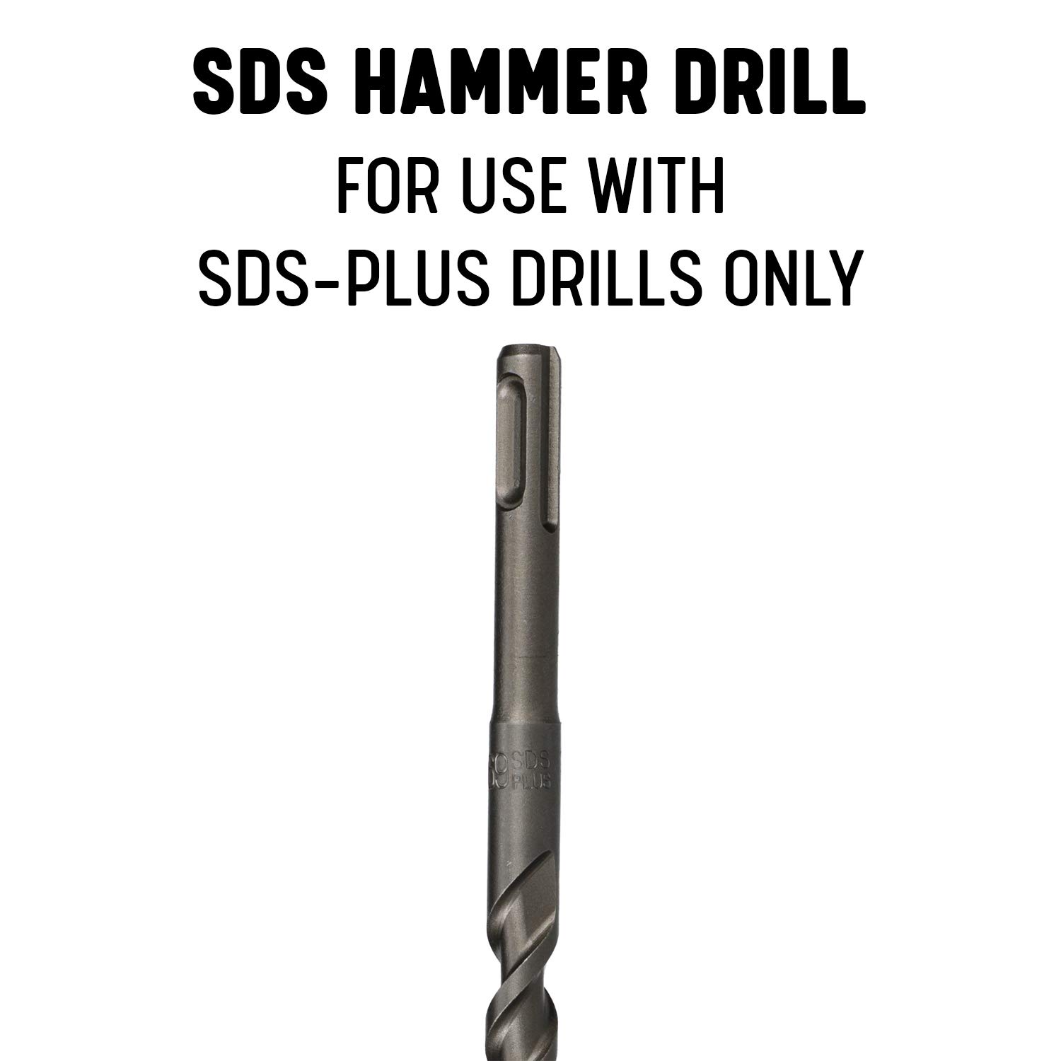 5-Piece SDS-Plus Masonry Drill Bit Set (1/4