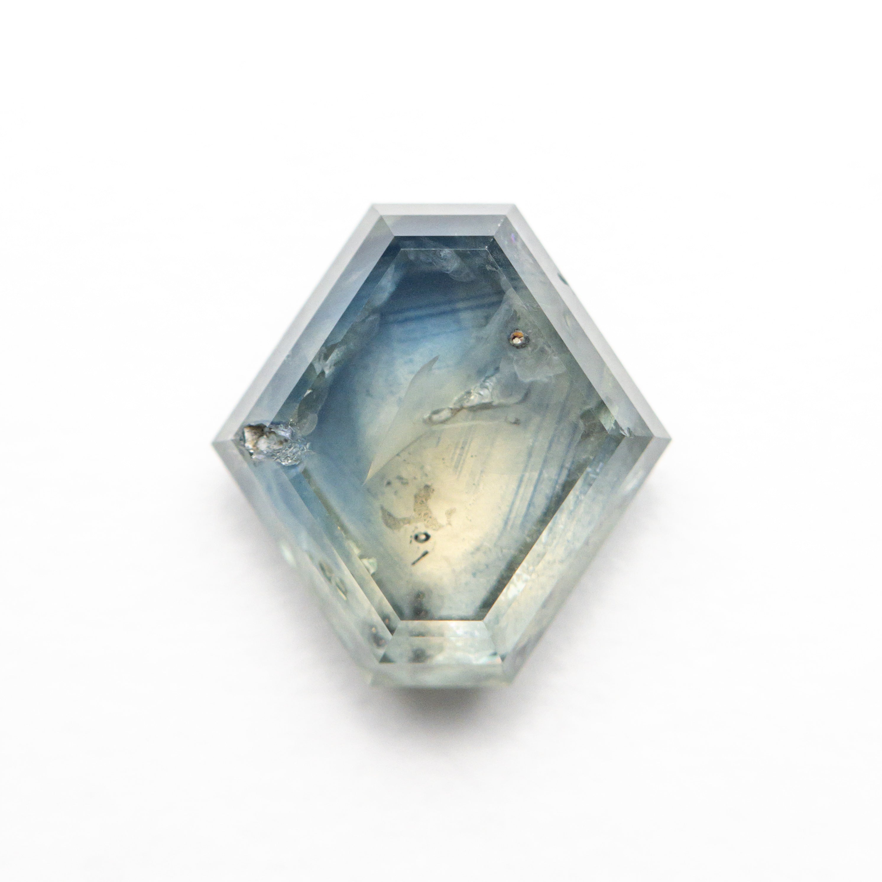 2.86ct Natural Hexagon Portrait Cut Sapphire - 9.23x8.84x3.48mm Blue Gemstone for Engagement Rings & Fine Jewelry Making (Item #23469)