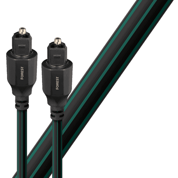AudioQuest Forest Optilink TOSLINK Digital Optical Audio Cable - High-Quality Fiber Optic Cable for Home Theater, Sound Bar & Gaming Systems