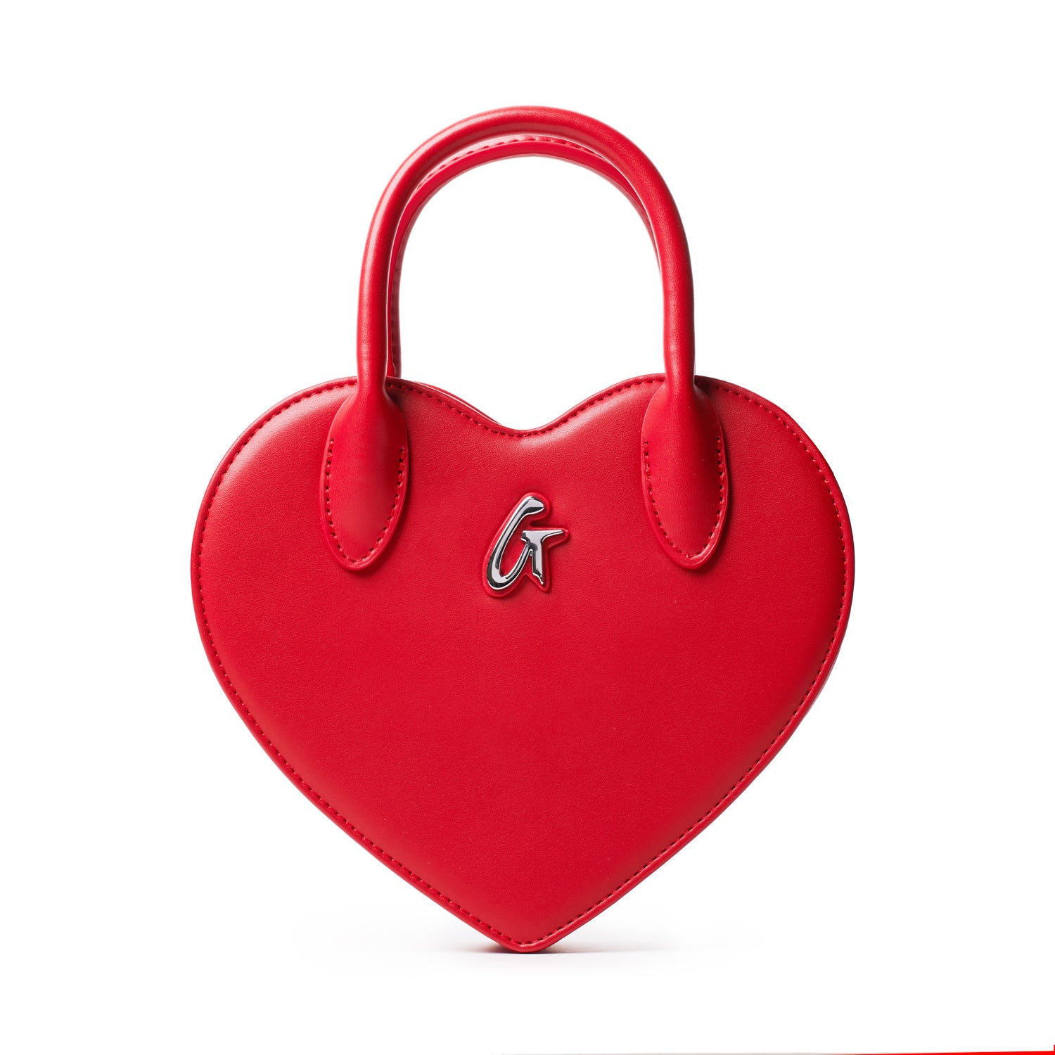 Premium Standard Heart-Shaped Handbag in Vibrant Red - Perfect for Valentine's Day Gifts, Date Nights & Special Occasions