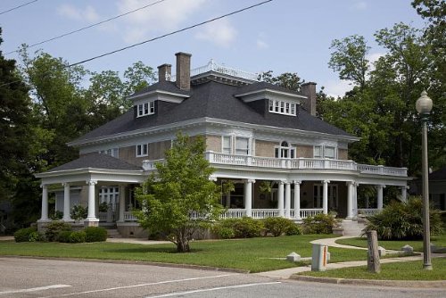 Antebellum House in Eufaula Alabama - Historic Home Photo by Carol Highsmith May 2010 | Southern Architecture, Travel Photography, Vintage Home Decor