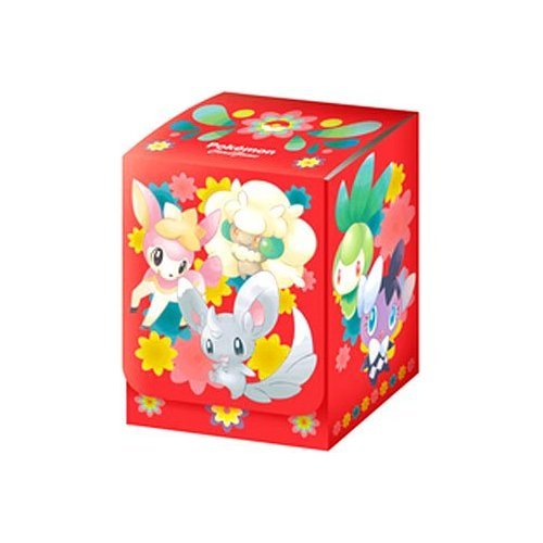 Official Nintendo Pokemon Japanese Card Game Supplies - Minccino Themed Deck Box for TCG Collectors | Perfect for Storage, Travel & Competitive Play