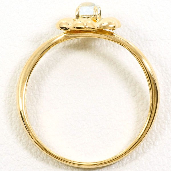 18K Yellow Gold Aquamarine Ring for Women - Elegant March Birthstone Jewelry Gift for Anniversary, Engagement & Special Occasions