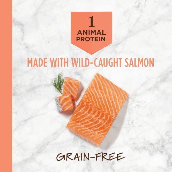 Instinct Limited Ingredient Diet Real Salmon Recipe Dry Cat Food for Sensitive Stomachs - 4.5lb Bag - Grain Free & Natural Cat Kibble for Adult Cats - Perfect for Indoor Cats with Food Allergies