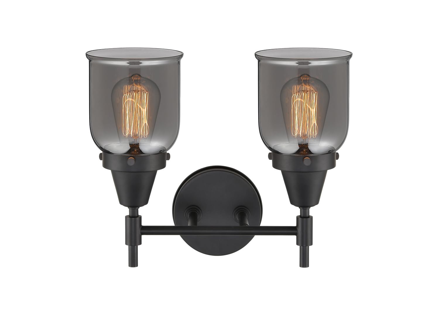 Innovative 447-2W-BK-G53-LED Transitional LED Bathroom Vanity in Black Finish - Modern Lighting for Bathroom, Powder Room & Home Decor