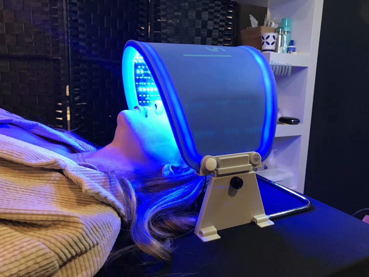 Hydraskincare 3-in-1 LED Photon Therapy Anti-Aging Facial Device - Red Light Therapy for Wrinkle Reduction & Skin Rejuvenation | Perfect for Home Spa & Professional Skincare Treatments