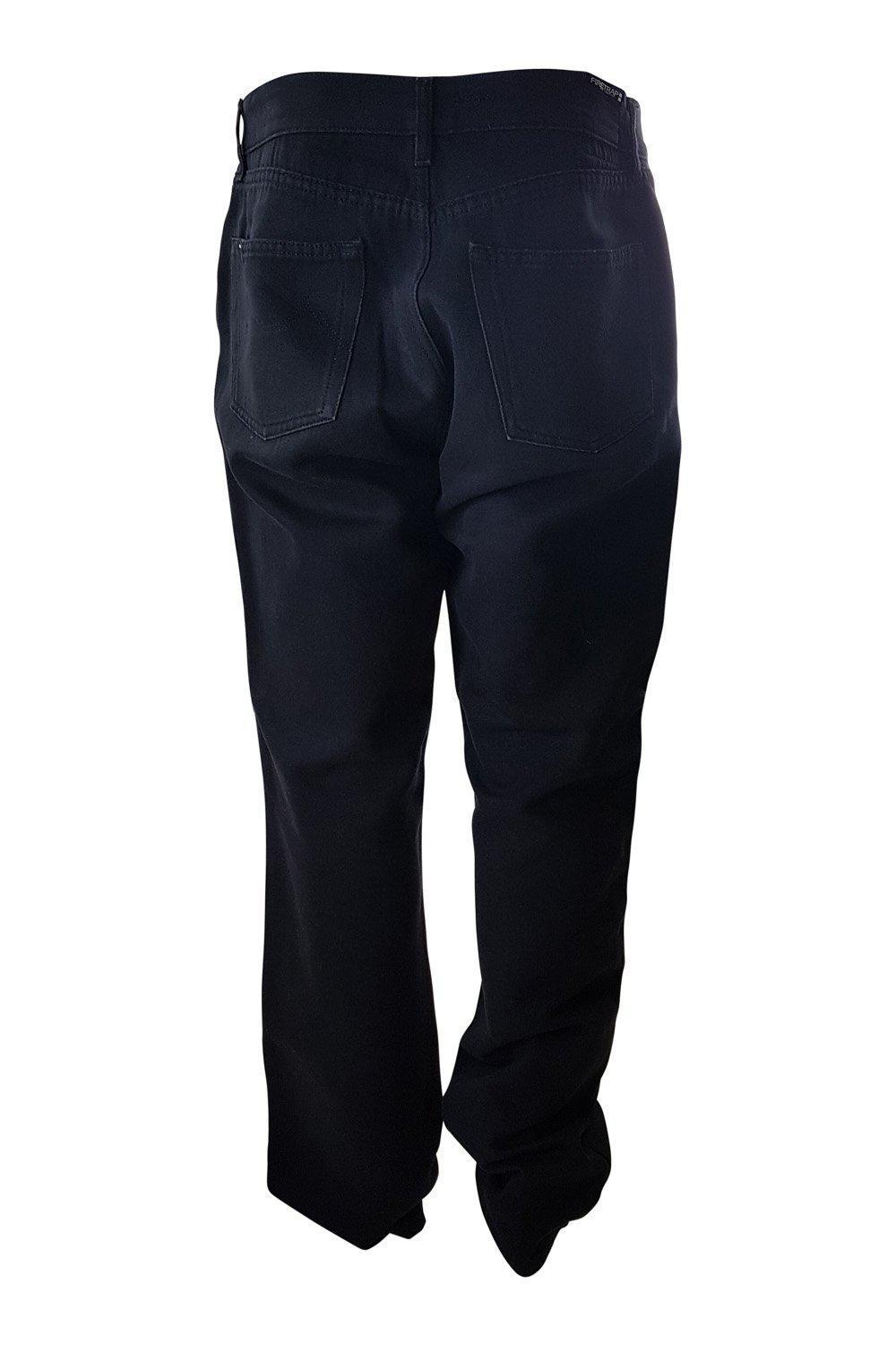 FIRETRAP 100% Cotton Black Men's Straight Leg Jeans for Casual Wear (W34 L33) | Comfortable Denim Pants for Everyday Outfits & Street Style